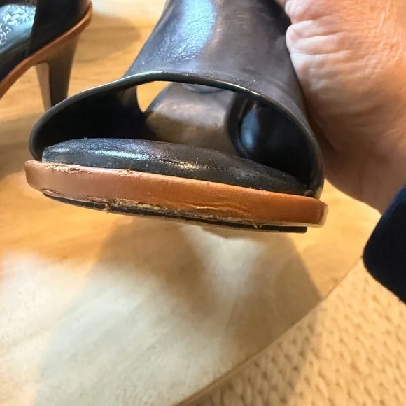 Vince Camuto Black Open-Toe Heels - Picture 6 of 6